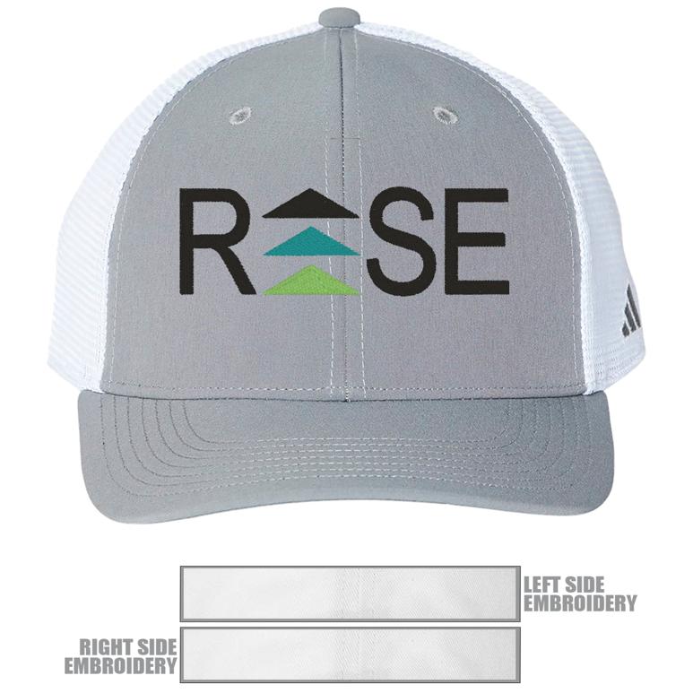 Adidas Trucker Cap - Grey Three - Hat Embroidery