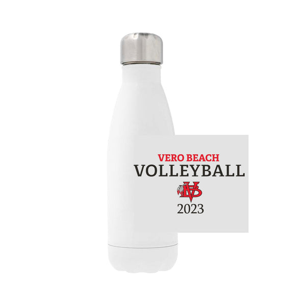 12oz Stainless Steel Water Bottle - White