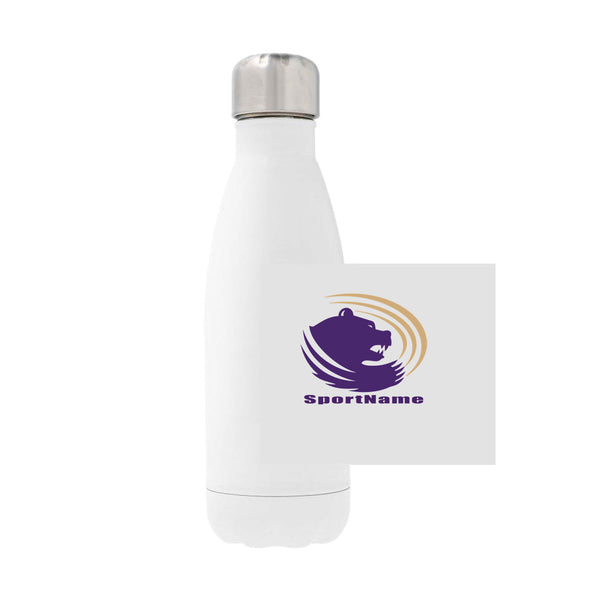 12oz Stainless Steel Water Bottle - White