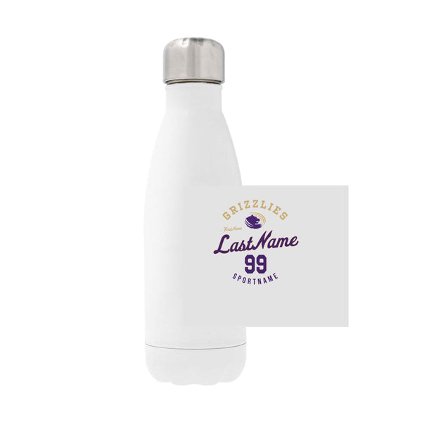 12oz Stainless Steel Water Bottle - White