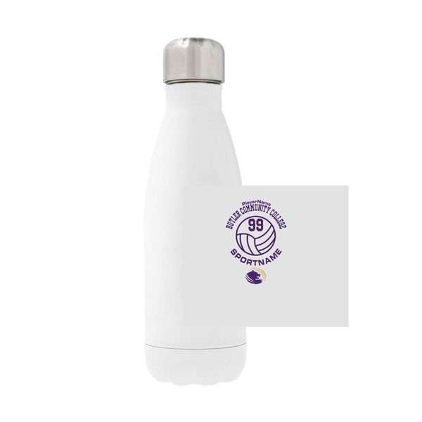 12oz Stainless Steel Water Bottle - White