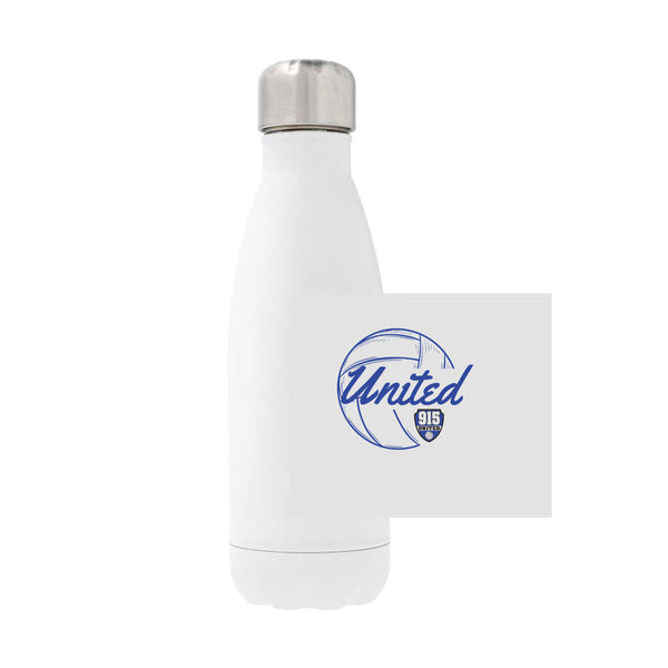 12oz Stainless Steel Water Bottle - White