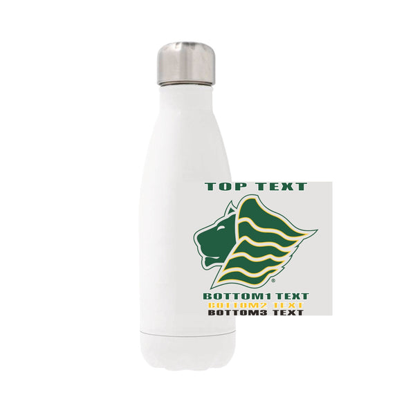 12oz Stainless Steel Water Bottle - White