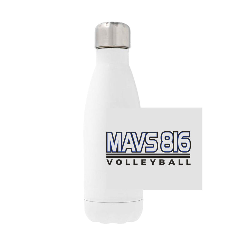 12oz Stainless Steel Water Bottle - White