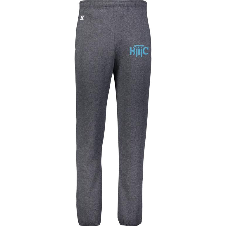 Russell Dri-Power Sweatpant - Black Heather - Embroidery Text Drop