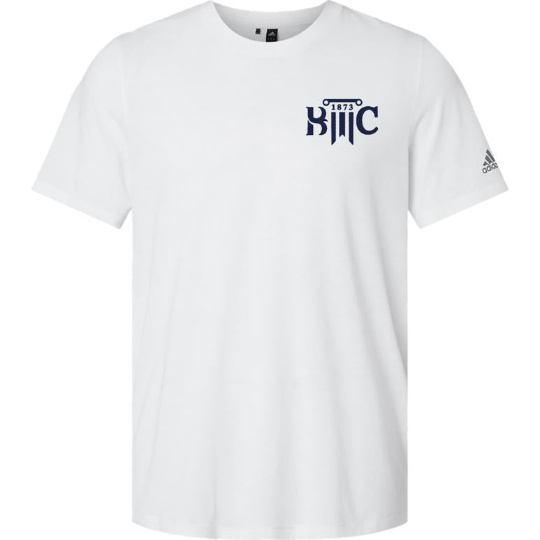 Adidas Blended T-Shirt - White - Embroidery Text Drop