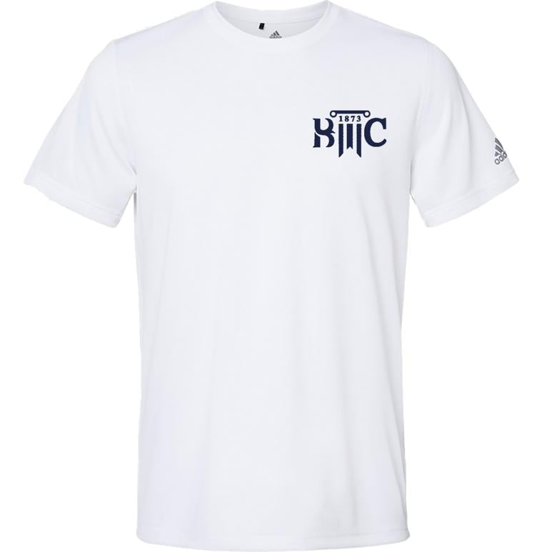 Adidas Sport T-Shirt - White - Embroidery Text Drop