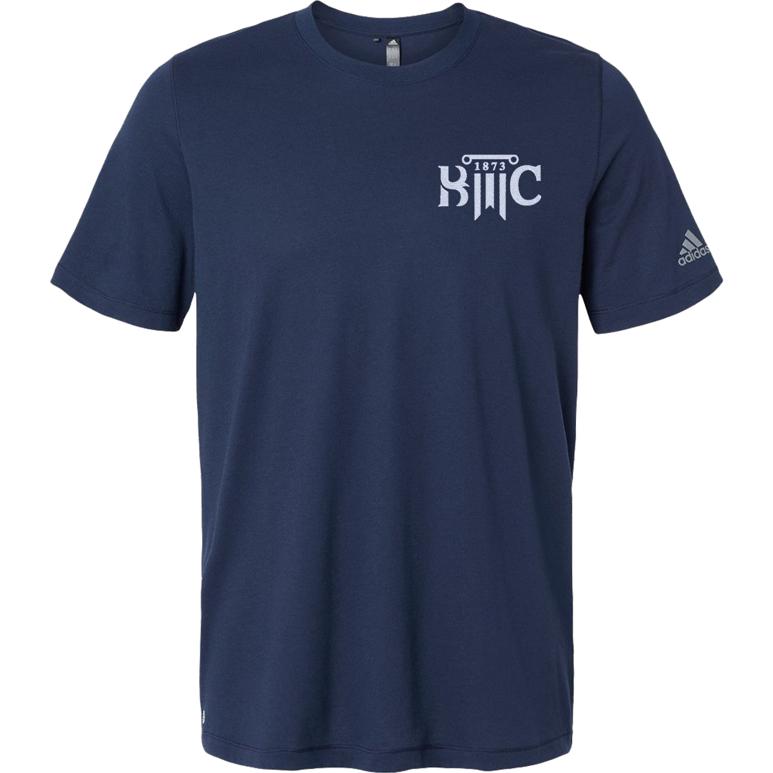 Adidas Blended T-Shirt - Collegiate Navy - Embroidery Text Drop
