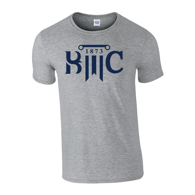 Classic T-Shirt - Sport Grey - Logo Text Drop
