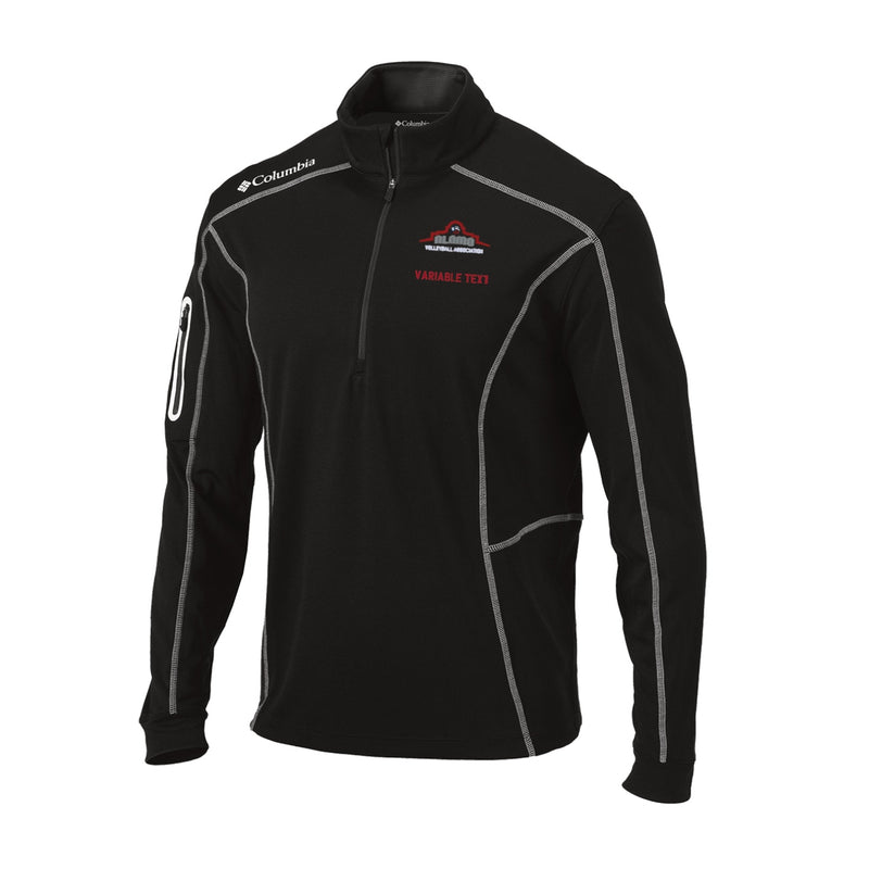 Men's Omni-Wick Shotgun 1/4 Zip - black