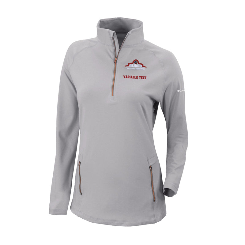 Women's Omni-Wick Outward Nine 1/4 Zip - cool grey