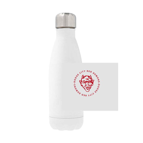 12oz Stainless Steel Water Bottle - White