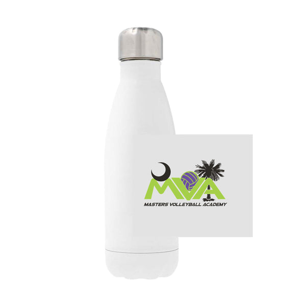 12oz Stainless Steel Water Bottle - White