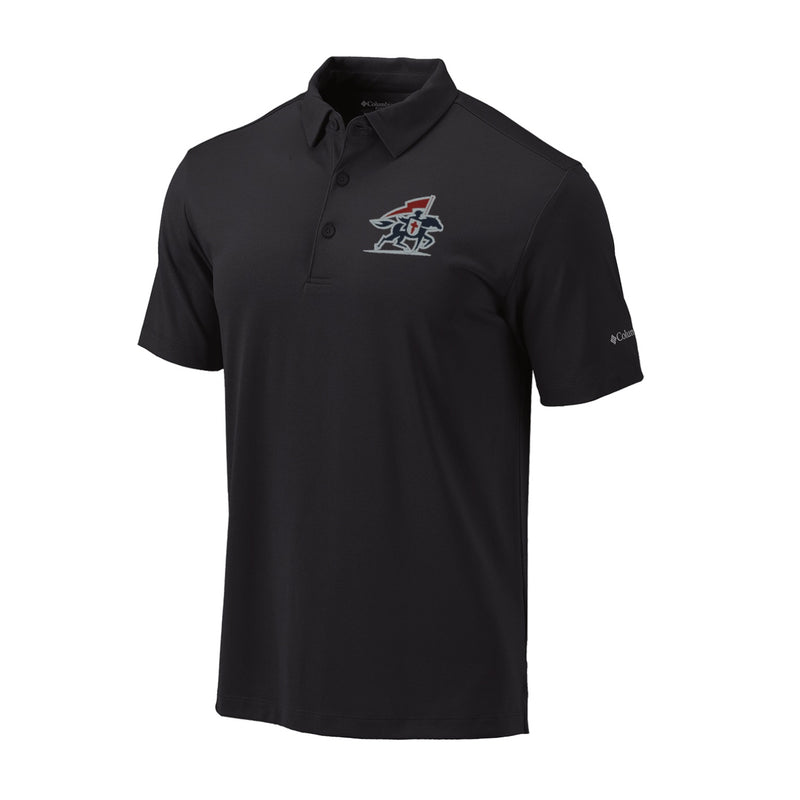 Men's Omni-Wick Drive Polo - Black - Embroidery Text Drop