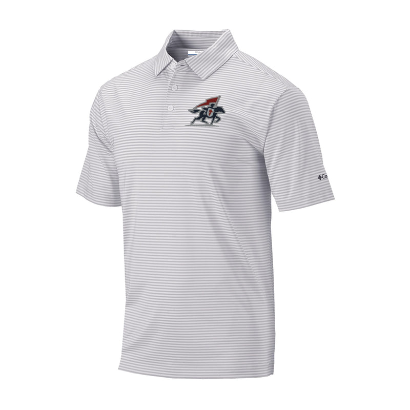 Men's Omni-Wick Club Invite Polo - Cool Grey - Embroidery Text Drop