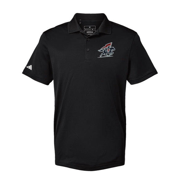 Adidas Sport Polo Men's - Black - Embroidery Text Drop