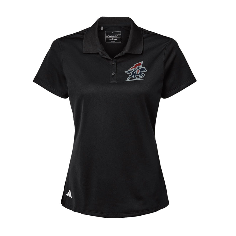 Adidas Sport Polo Women's - Black - Embroidery Text Drop