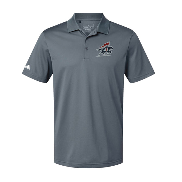 Adidas Sport Polo Men's - Onix - Embroidery Text Drop