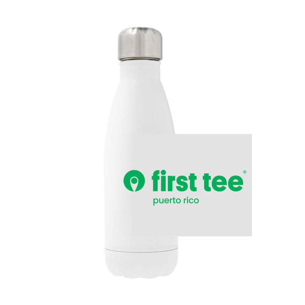 12oz Stainless Steel Water Bottle - white