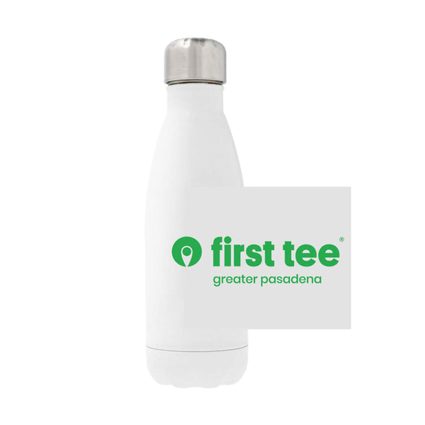 12oz Stainless Steel Water Bottle - white