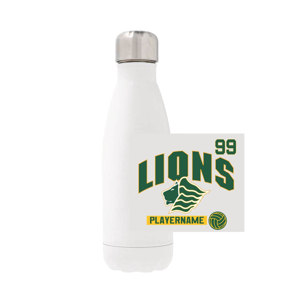 12oz Stainless Steel Water Bottle - White