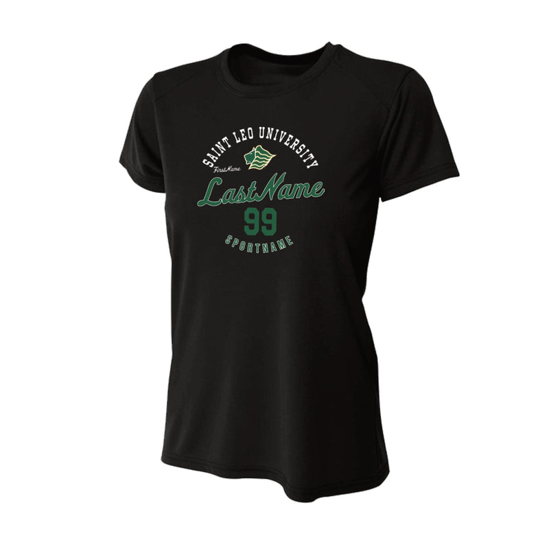 Women's Performance T-Shirt - Black - Script Player