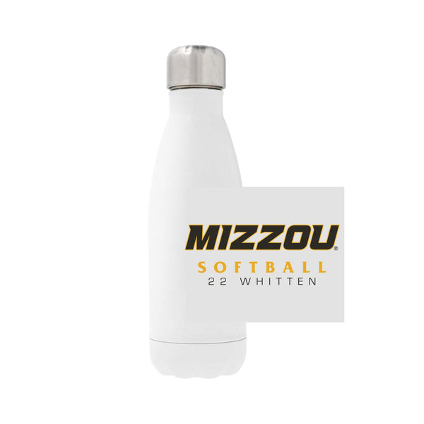 12oz Stainless Steel Water Bottle - white