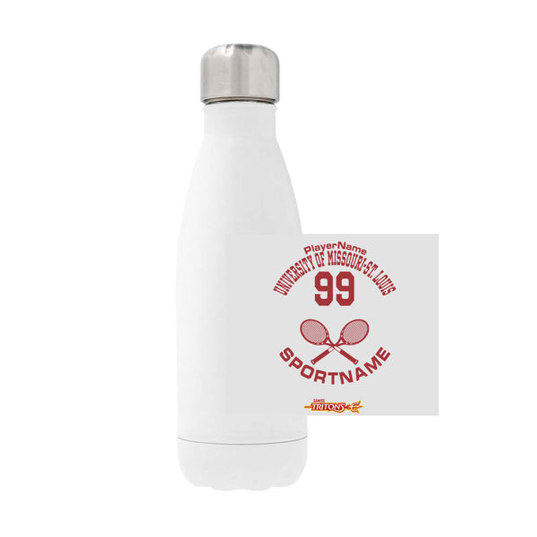 12oz Stainless Steel Water Bottle - white