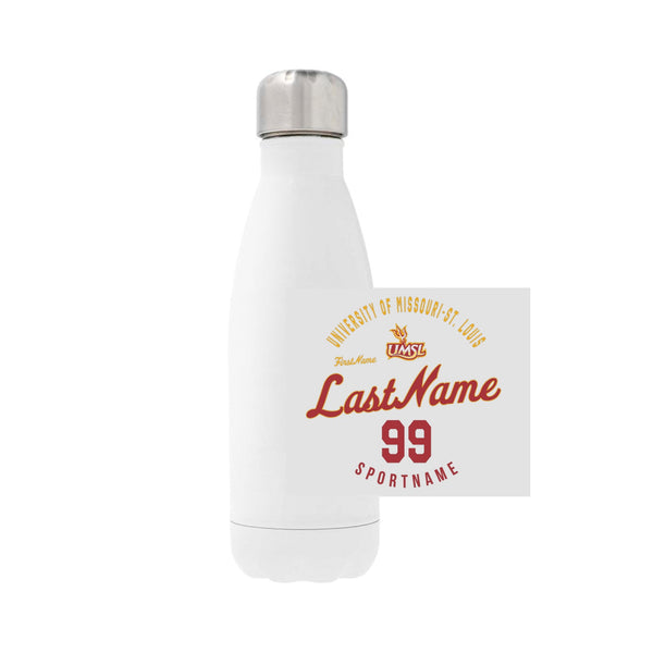 12oz Stainless Steel Water Bottle - white