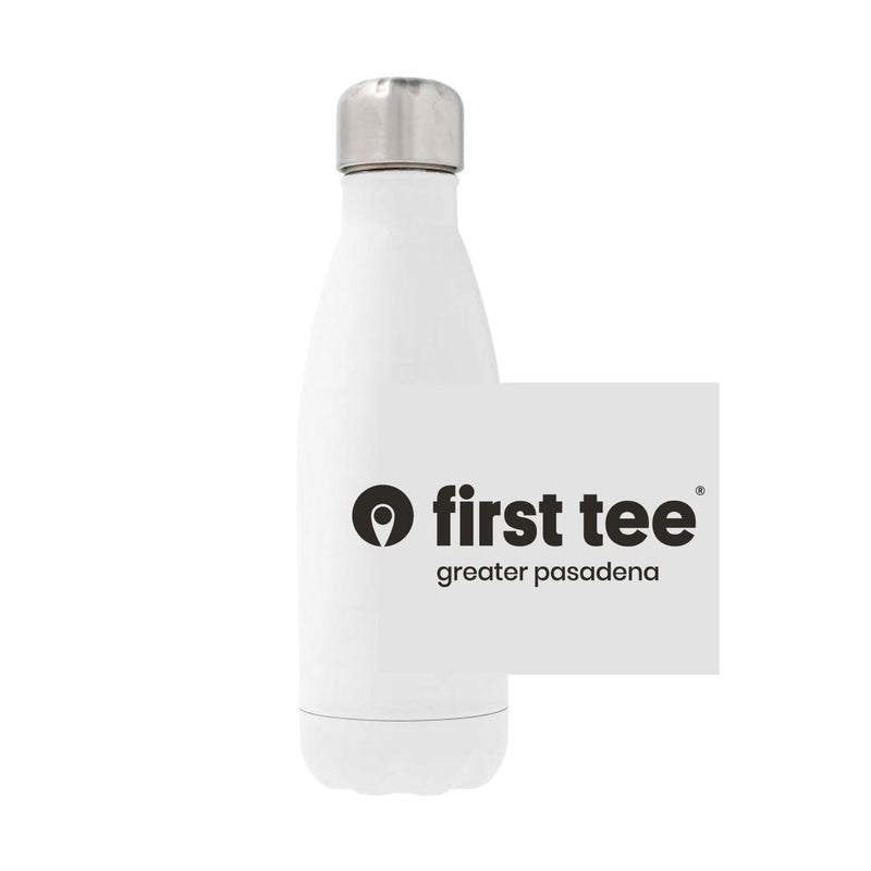 12oz Stainless Steel Water Bottle - white