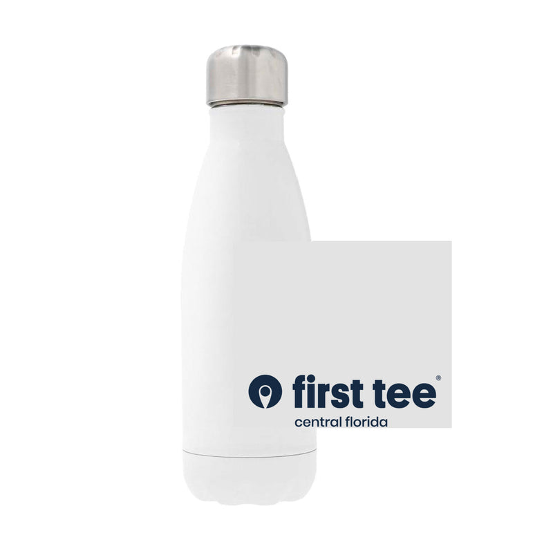 12oz Stainless Steel Water Bottle - white