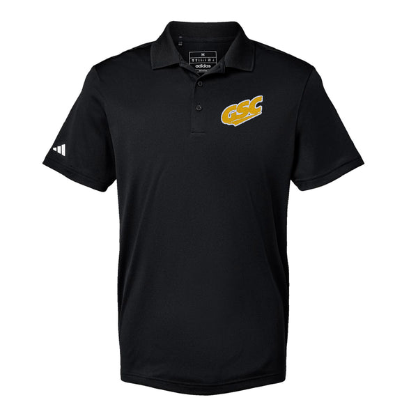 Adidas Sport Polo Men's - Black - Embroidery Text Drop
