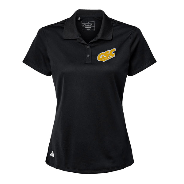 Adidas Sport Polo Women's - Black - Embroidery Text Drop