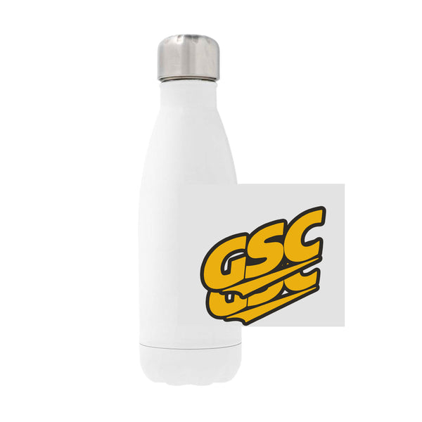 12oz Stainless Steel Water Bottle - white