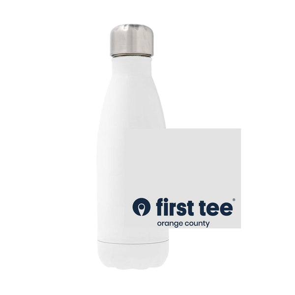 12oz Stainless Steel Water Bottle - White