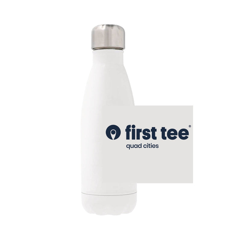 12oz Stainless Steel Water Bottle - white