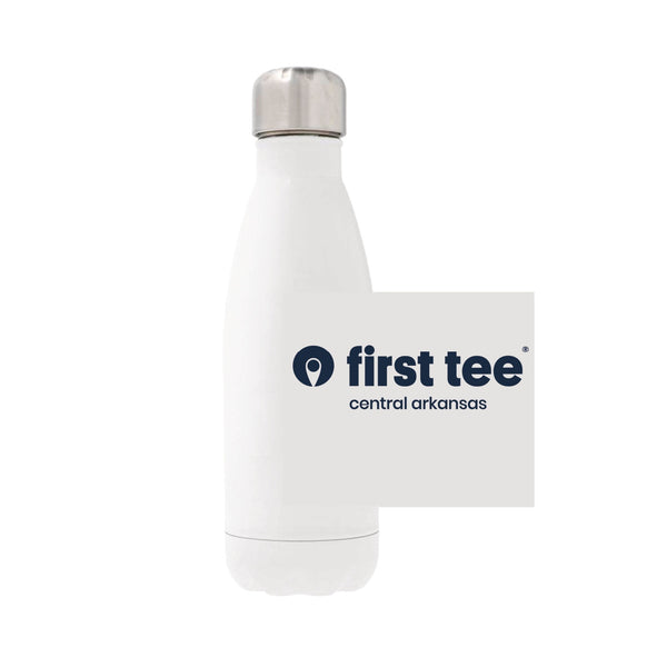 12oz Stainless Steel Water Bottle - white
