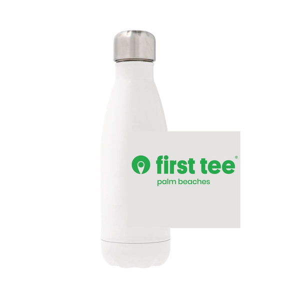 12oz Stainless Steel Water Bottle - White