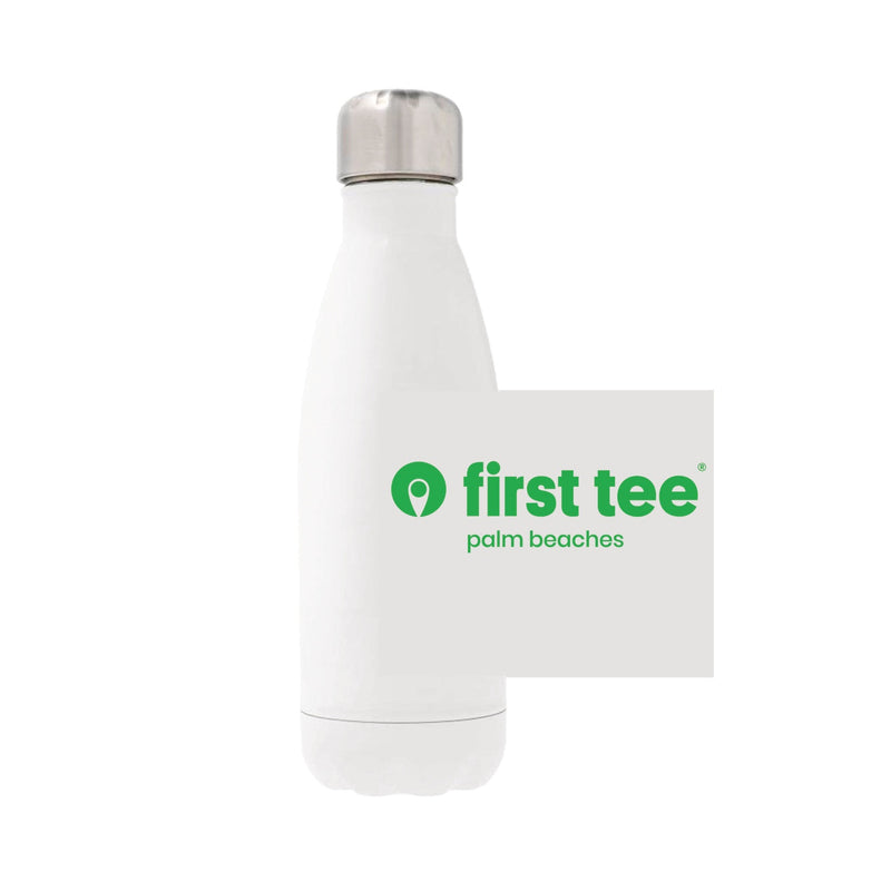 12oz Stainless Steel Water Bottle - White