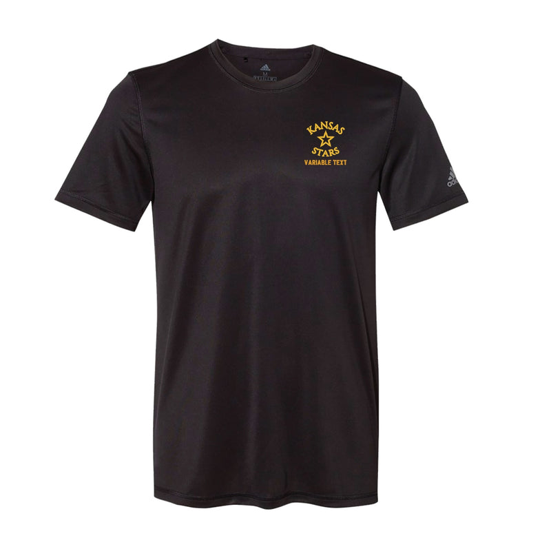 Adidas Sport T-Shirt - Black - Embroidery Text Drop