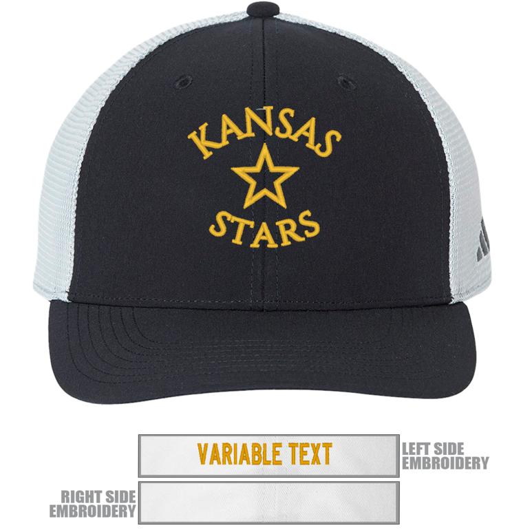 Adidas Trucker Cap - Black - Hat Embroidery