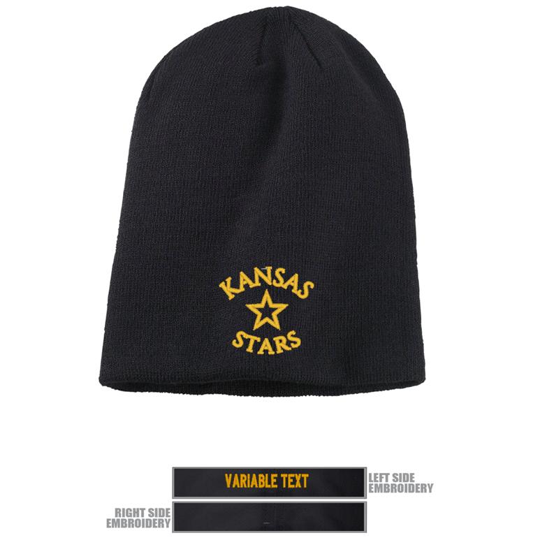 Classic Beanie - Black - Hat Embroidery