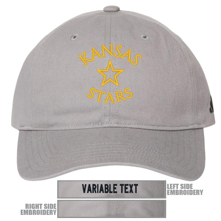 Adidas Relaxed Cap - Grey Three - Hat Embroidery