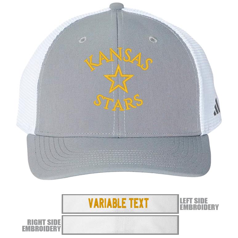 Adidas Trucker Cap - Grey Three - Hat Embroidery