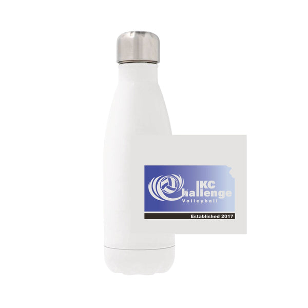 12oz Stainless Steel Water Bottle - White