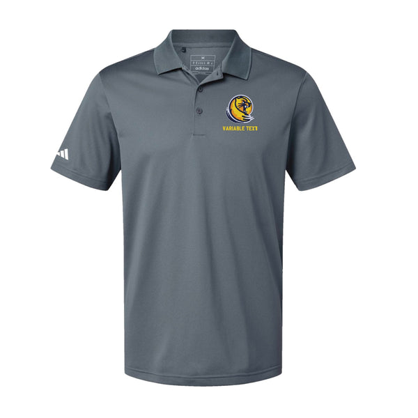 Adidas Sport Polo Men's - Onix - Embroidery Text Drop