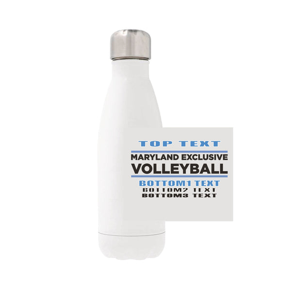12oz Stainless Steel Water Bottle - White