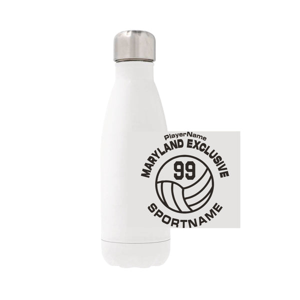 12oz Stainless Steel Water Bottle - White