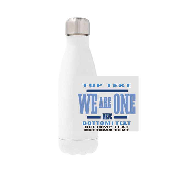 12oz Stainless Steel Water Bottle - White