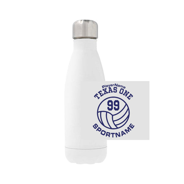 12oz Stainless Steel Water Bottle - White